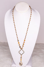 Alani Necklace Taupe Mix