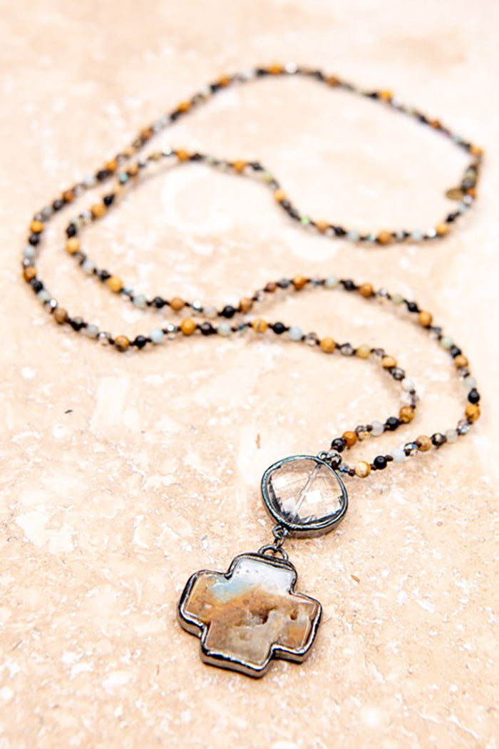 McCall Necklace in Amazonite