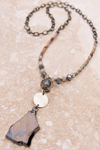 Glass Beads Convertible Necklace Bracelet