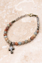 Glass Beads Convertible Necklace Bracelet