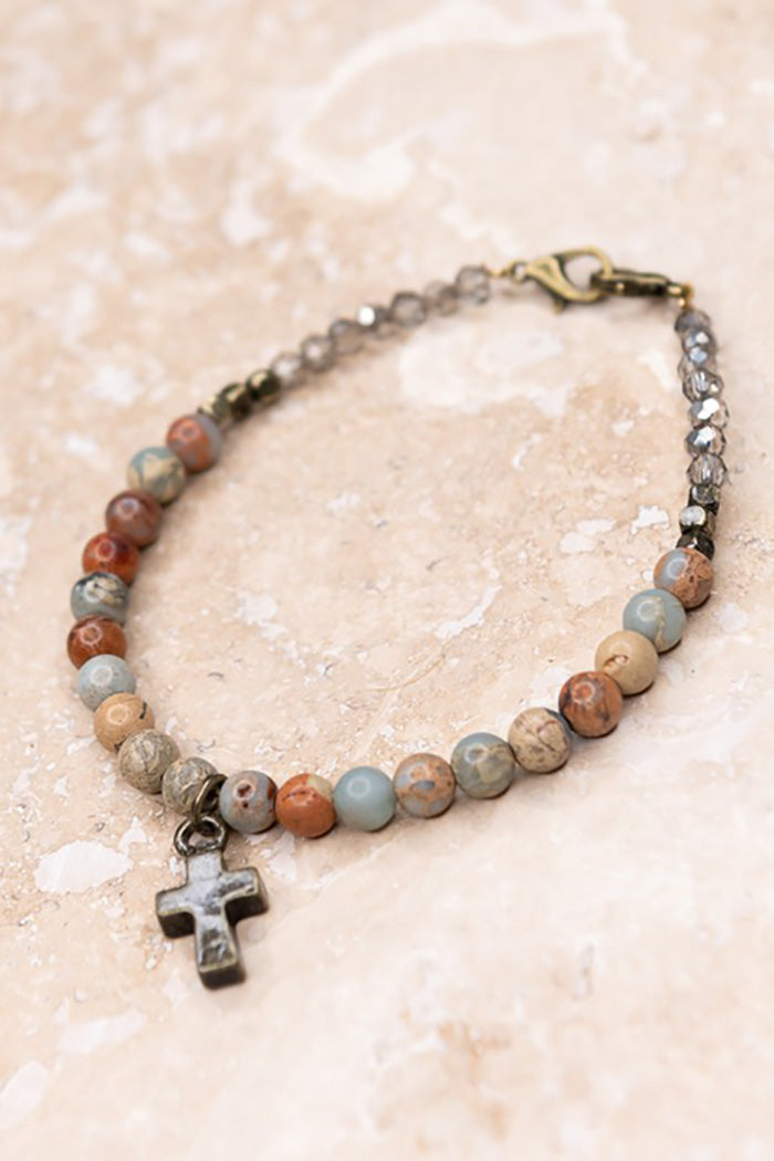 Glass Beads Convertible Necklace Bracelet