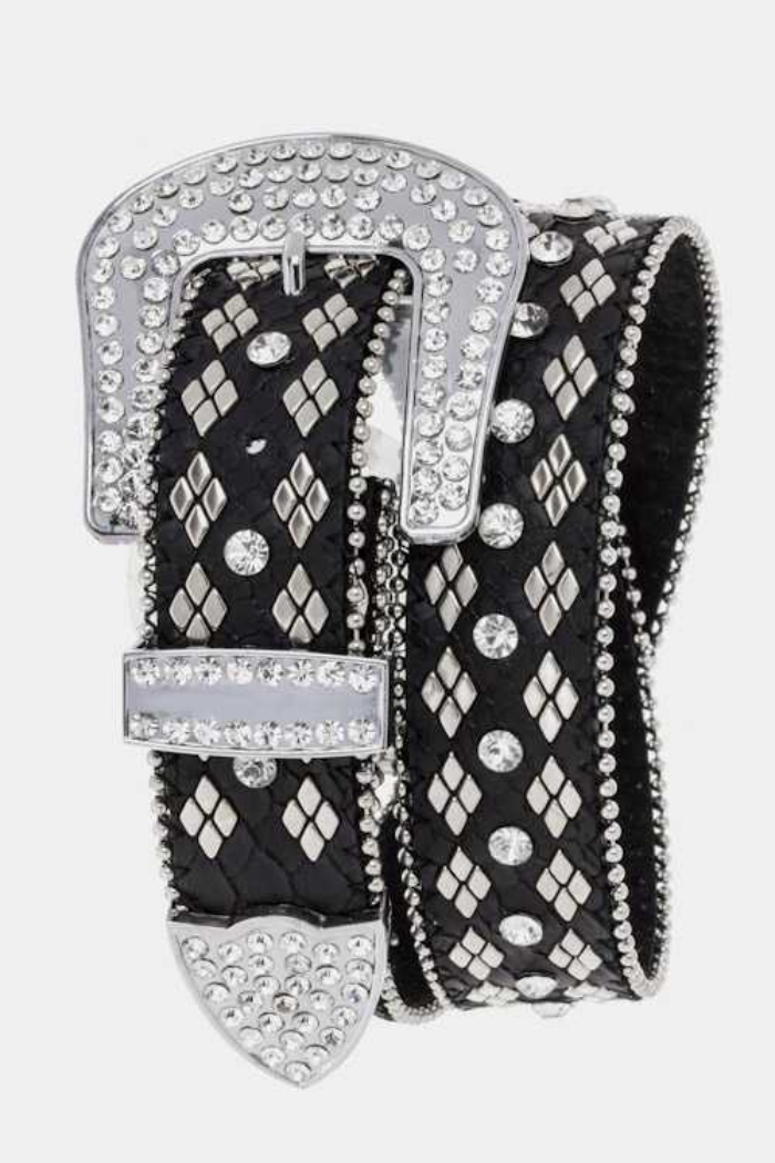 Crystal Studded Belt