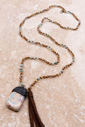Beaded Natural Stones Necklace