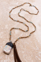 Beaded Natural Stones Necklace