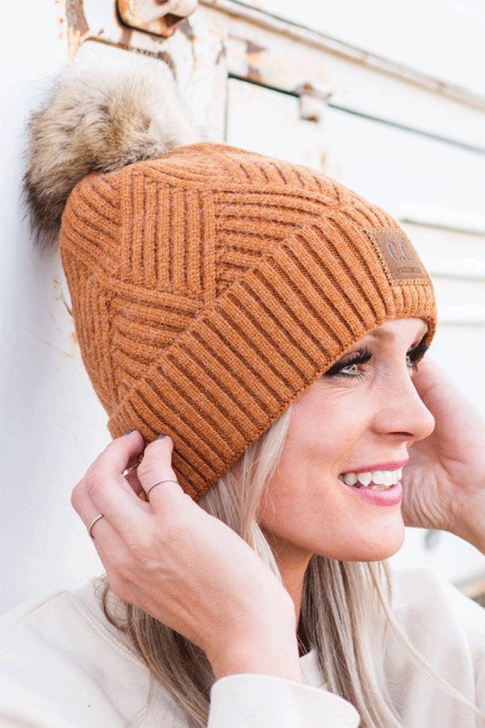 C.C Beanie  Pompom Hat