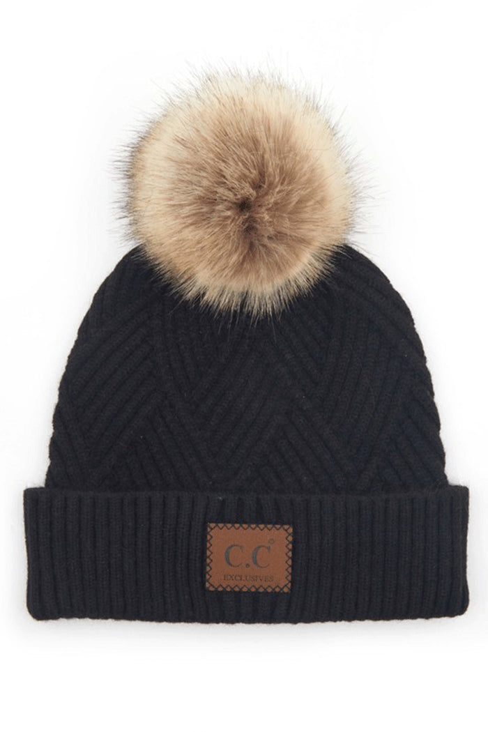 C.C Beanie  Pompom Hat