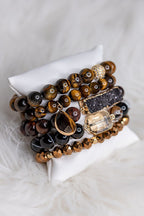 Ghana Bracelet Set Tiger Eye