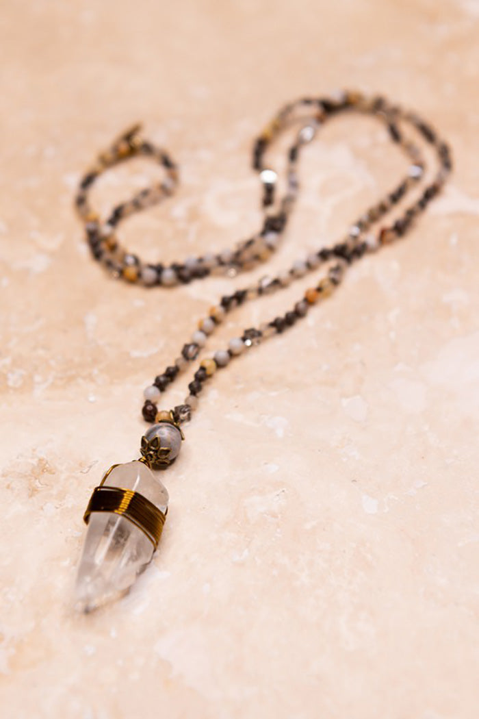 Suri Necklace Gray