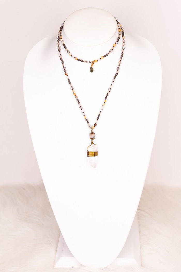 Suri Necklace Gray