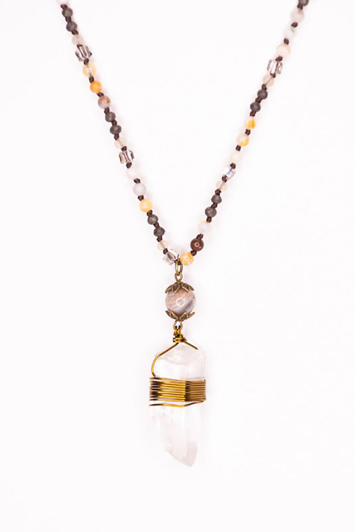 Suri Necklace Gray