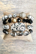 Julia Bracelet Set Dalmatian
