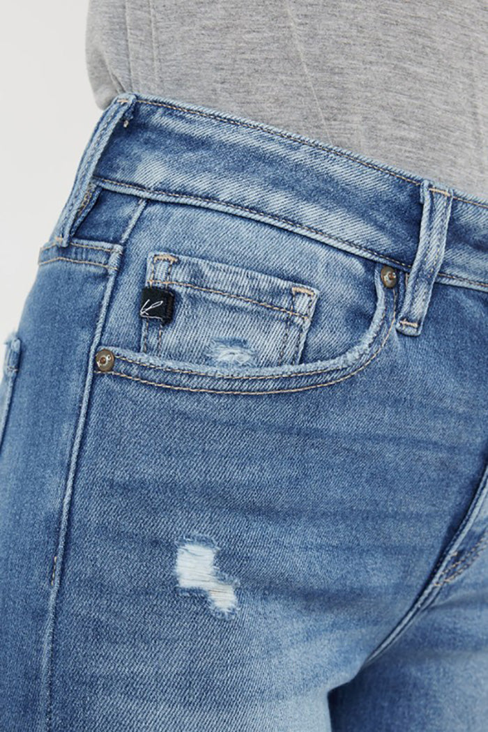 High Rise Ankle Skinny Jeans
