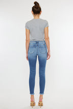 High Rise Ankle Skinny Jeans