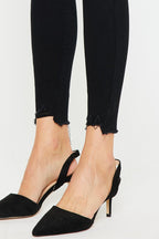 High Rise Button Fly Super Skinny Jeans