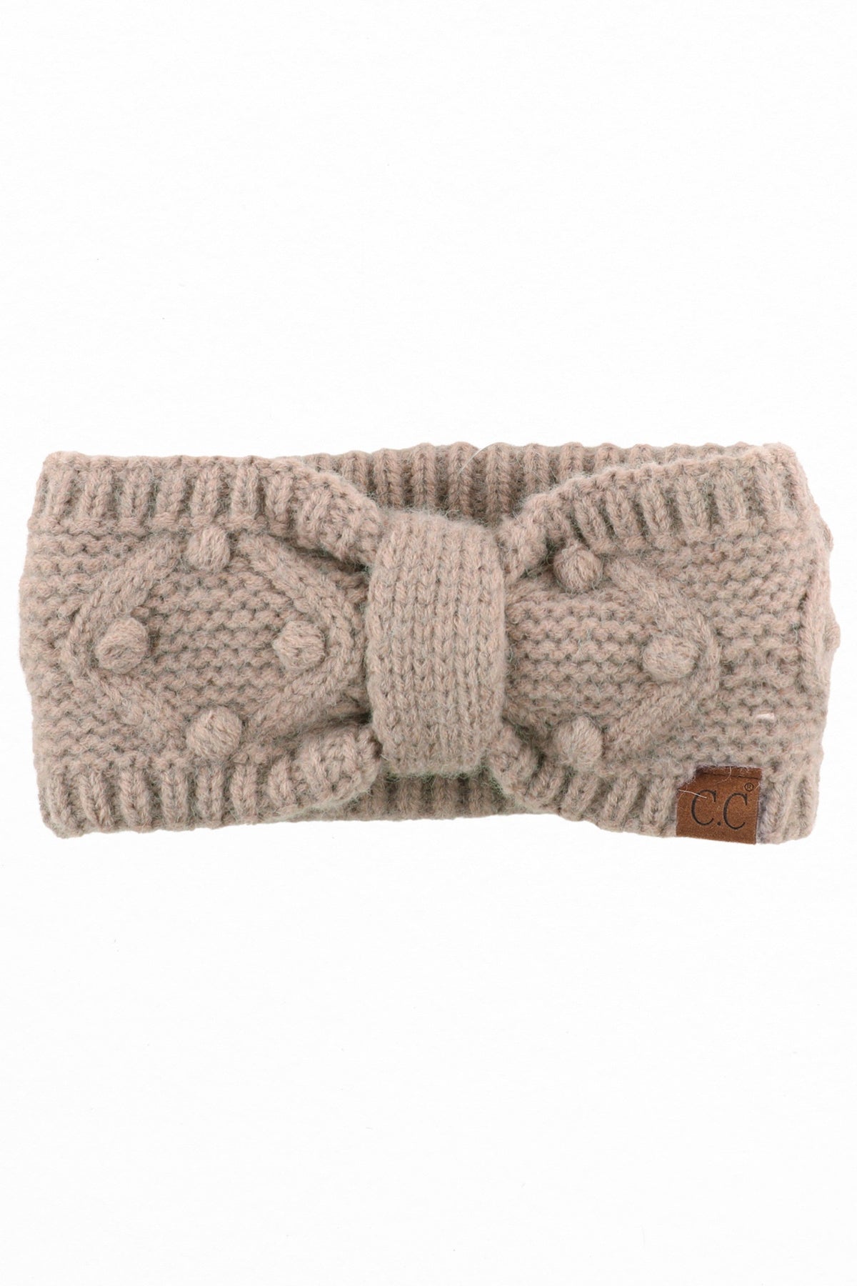 C.C Crafted Pom Detail Head Wrap