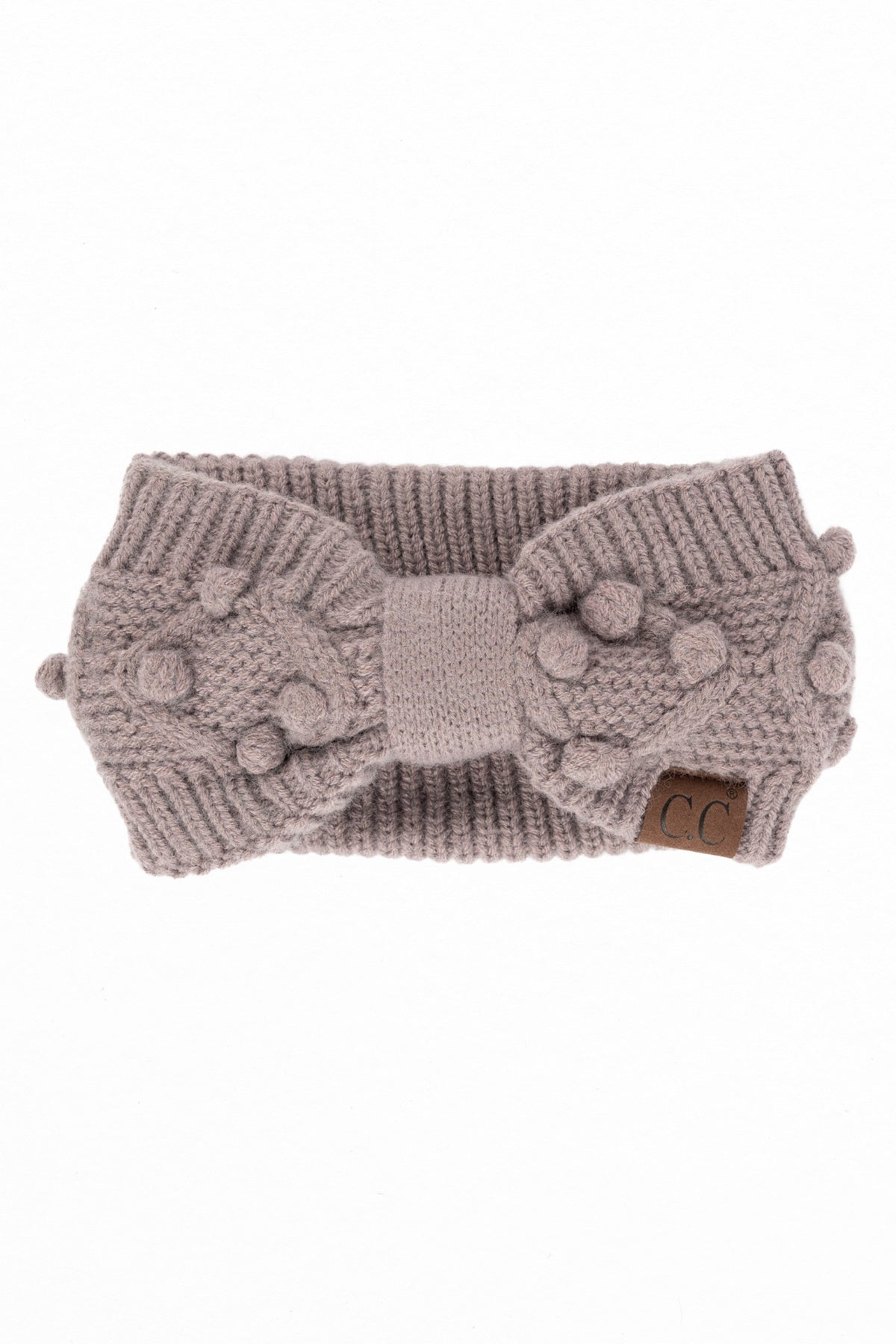 C.C Crafted Pom Detail Head Wrap