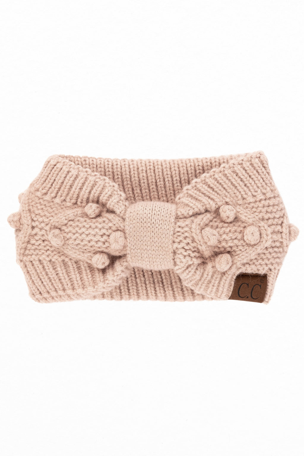 C.C Crafted Pom Detail Head Wrap