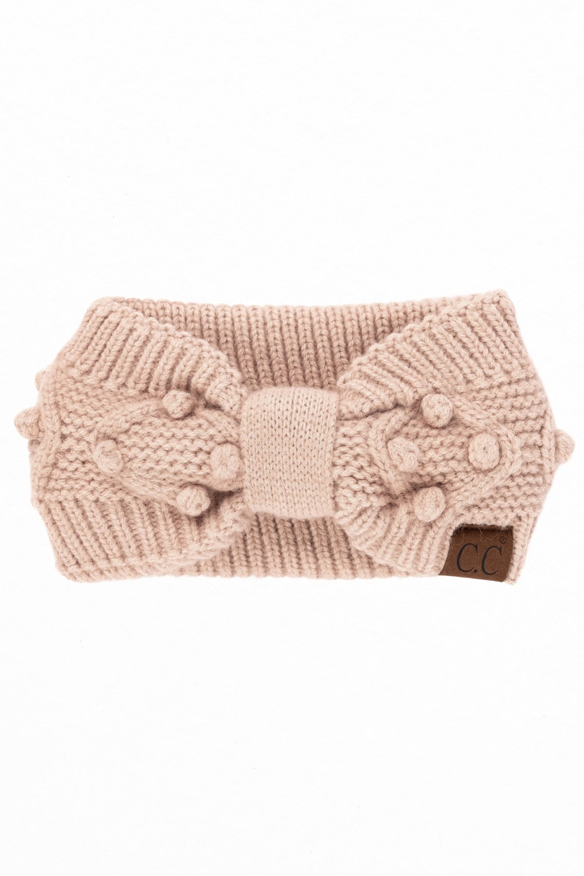 C.C Crafted Pom Detail Head Wrap