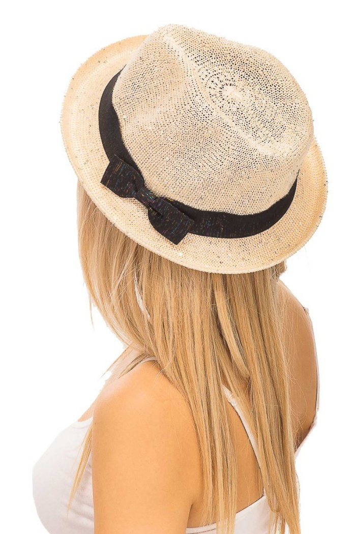 Sequins Embellished Fedora