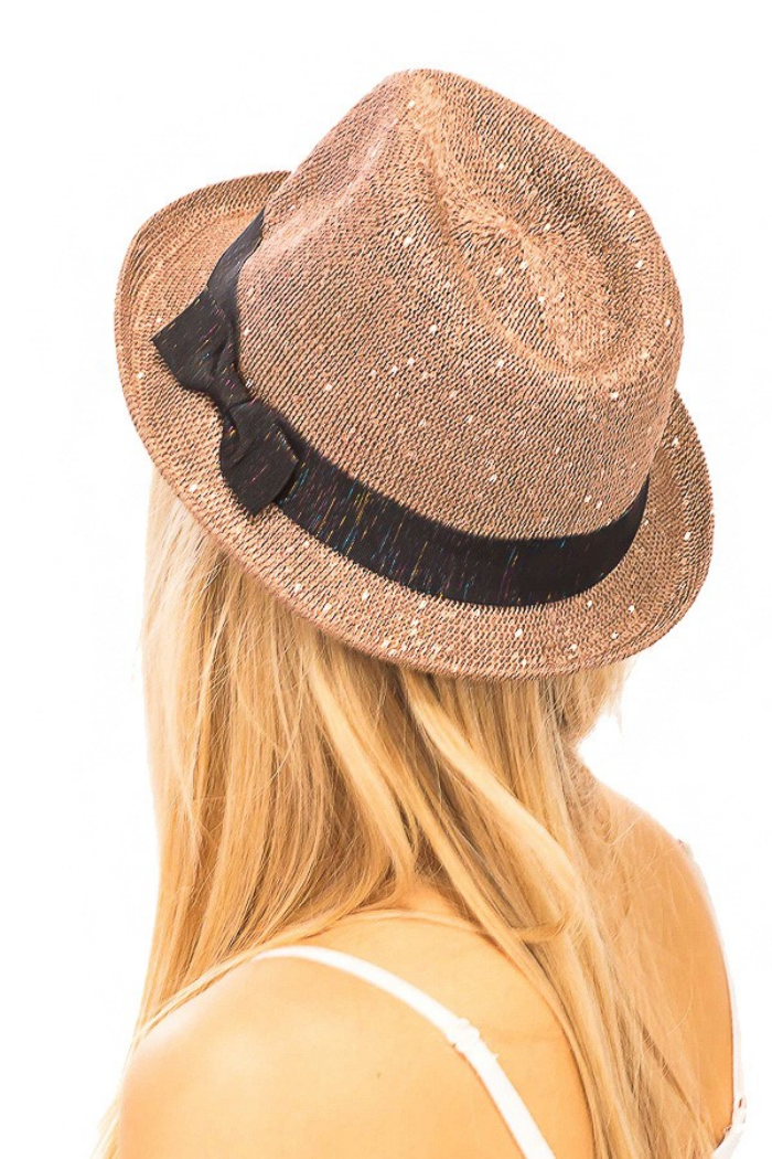 Sequins Embellished Fedora