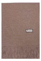 Oversized Fuzzy Faux Cashmere Oblong Wrap