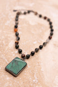 Adjustable Stone Beaded Necklace