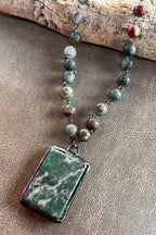 Adjustable Stone Beaded Necklace