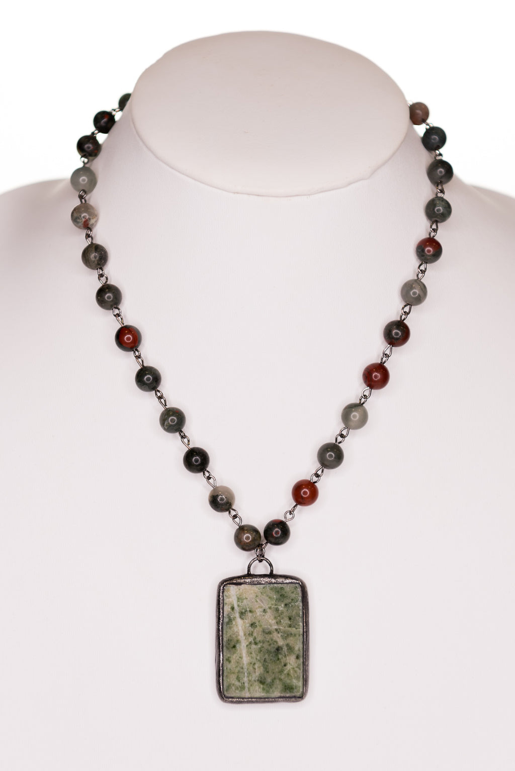 Adjustable Stone Beaded Necklace