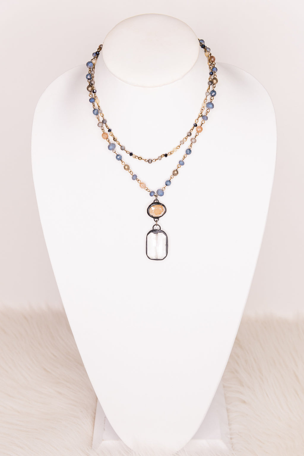 Double Layer Chain Link Necklace
