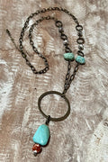 Amazonite Stone Beads Necklace