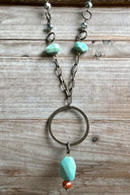 Amazonite Stone Beads Necklace