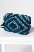Diamond Motif Makeup Bag