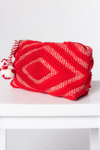 Diamond Motif Makeup Bag
