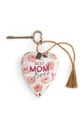 Best Mom Ever Floral Art Heart