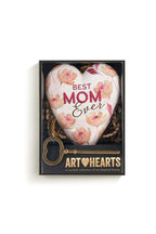 Best Mom Ever Floral Art Heart