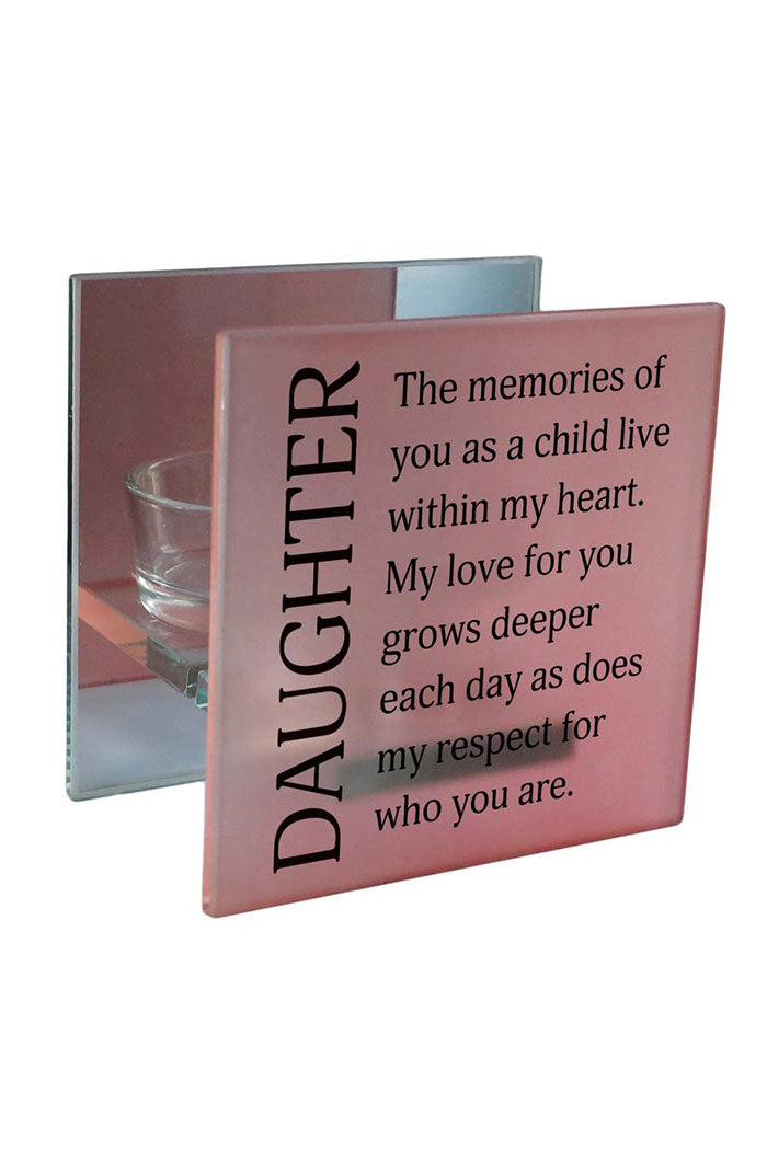 Glass Tealight Candle Holder