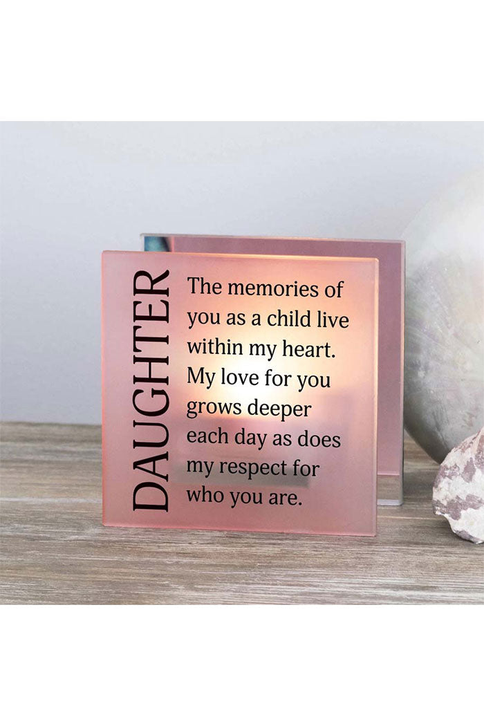 Glass Tealight Candle Holder