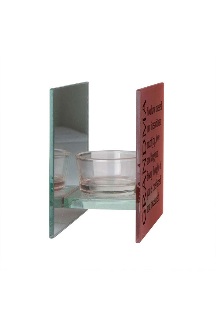 Glass Tealight Candle Holder