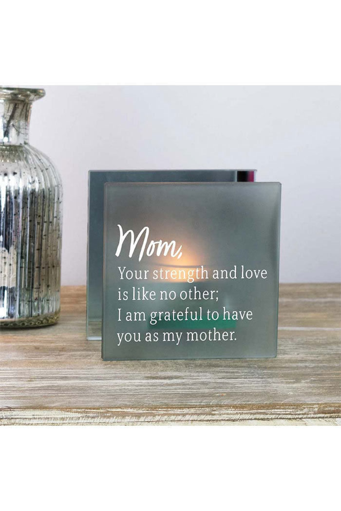 Glass Tealight Candle Holder