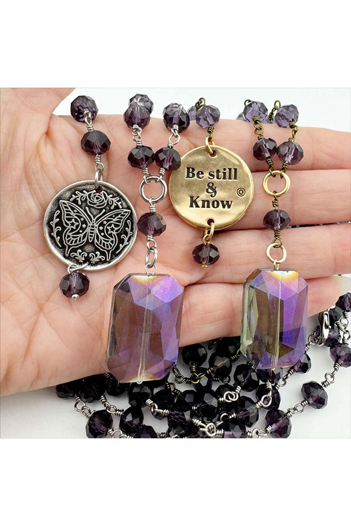 Be Still & Know Butterfly Katia Rosary