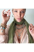 Have Faith Lotus Flower Long Necklace