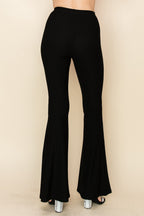 Lace Lined Flare Pants