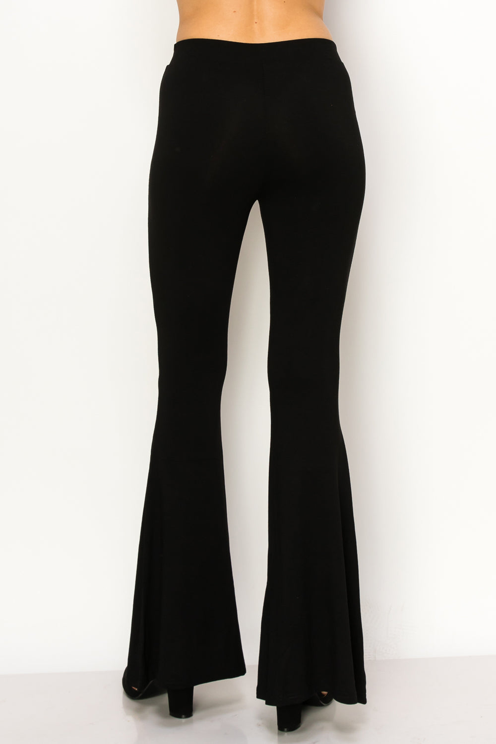Eyelet Lace Up Flare Pants