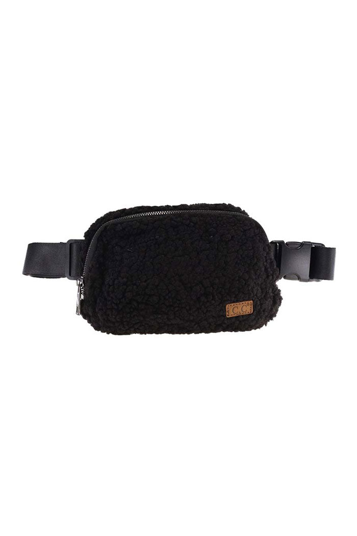 C.C Women's Sherpa Belt Bag