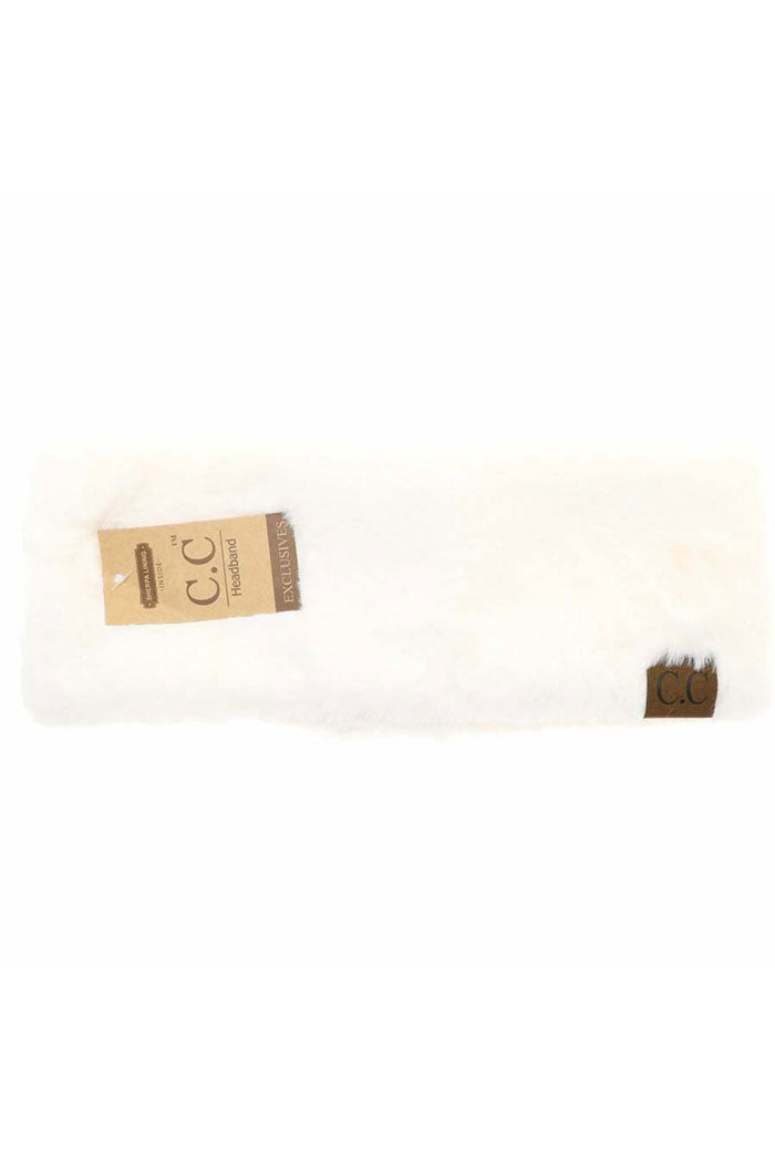 Fuzzy Lined Fashion Headband