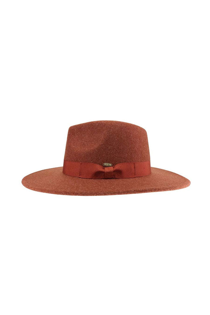 Grosgrain Bow C.C Vegan Felt Hat