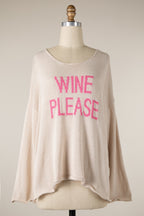Wine Please Sweater