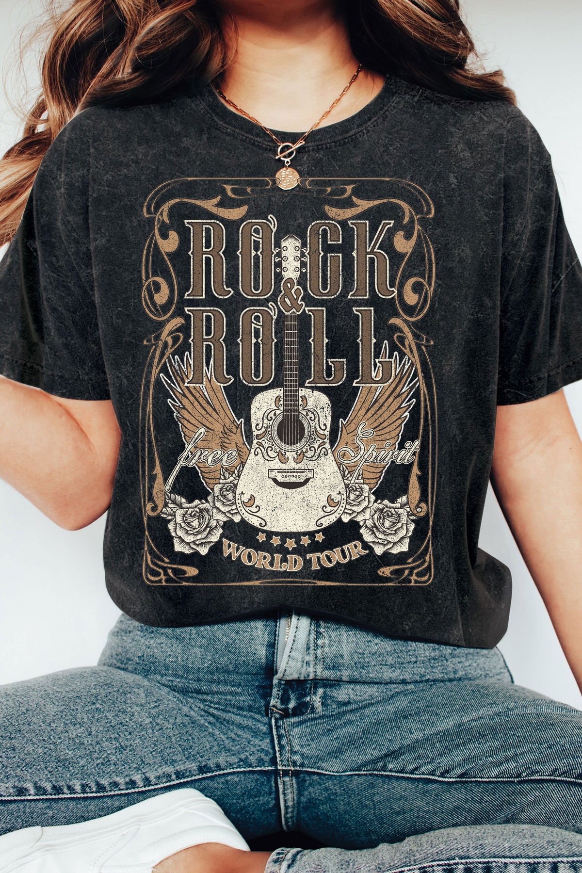 Rock & Roll Graphic T Shirt