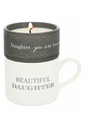 Daughter - Stacking Mug and Candle Set