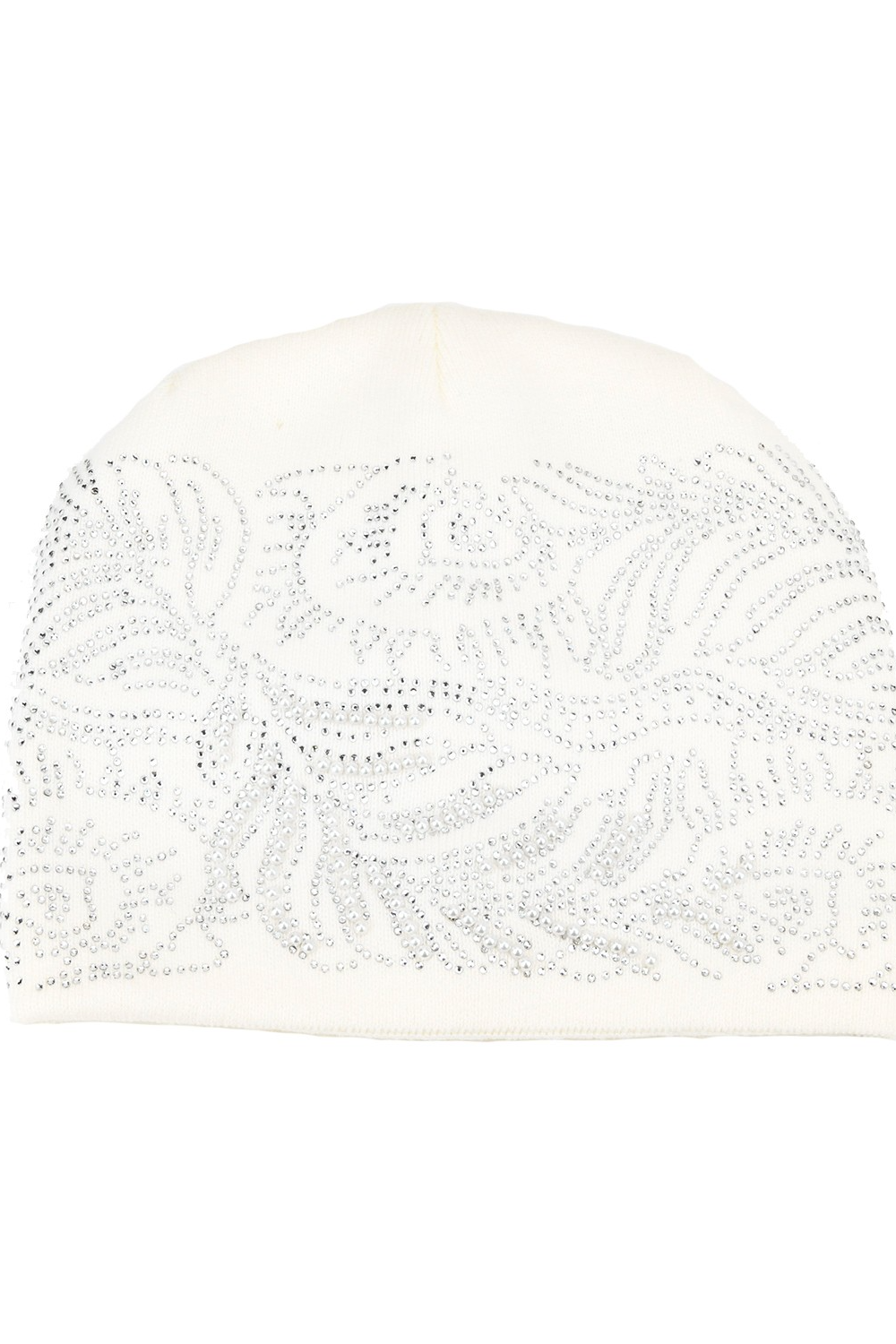 Peacock Feather Gem Beanie